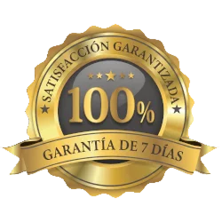 Satisfacción garantizada durante 7 días
