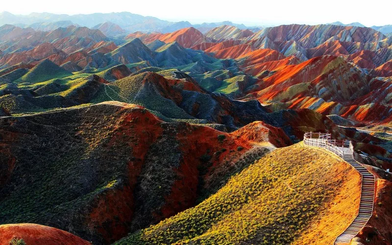 Zhangye Danxia National Geological Park China Wallpaper 800x500