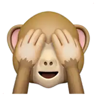 emoji macaquinho timido significado