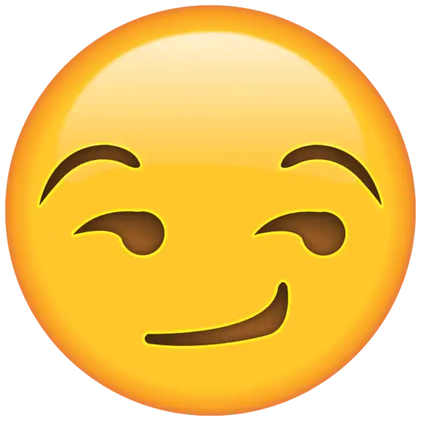 emoji sorriso safadinho significado