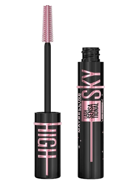 Máscara de Cílios Maybelline NY Lash Sensational Sky High Cosmic Black Lavável