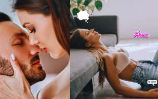 mulher sonhando com o namorado a distância