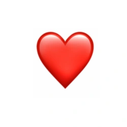 emoji coração vermelho